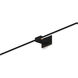 Z-Bar LED 4 inch Matte black Wall Sconce Wall Light, Center Mount